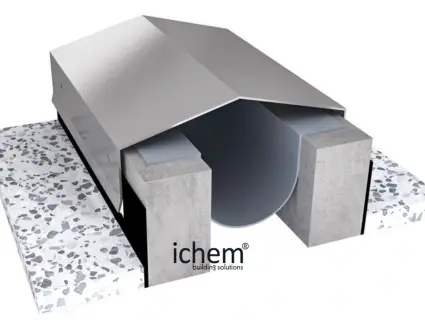 نظام فواصل تمدد زلزالية للمباني من اي كيم لحلول البناء فاصل تمدد لزلازل تم تصنيعه خصيصا للضغط العالي من شركة اي كيم