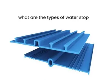 the types of ichem waterstop available in the market A drawing illustrating the types of ichem water stop used in construction