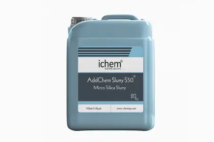 Construction-Chemicals-Solutions-ichem-addchem-slurry-S50-50kg عبوة-AddChem-Slurry S50-سعة-1000-كجم-تحتوي-على-محلول-سيليكا-ميكرو-لزيادة-مقاومة-الخرسانة-للضغط-والتآكل-الكيميائي