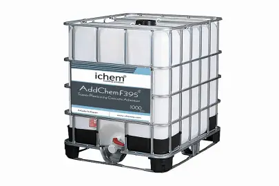 Construction-Chemicals-Solutions-ichem-addchem-f395-1000kg اليك صورة توضح منتج من ichem لزيادة تشغيلية الخرسانة