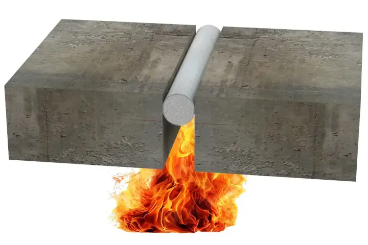 expansion-joint-fs-i1005 اليك مادة السيراميك فايبر التي يتم وضعها اسفل الفواصل الانشائيه لتساعد في امتصاص و مقاومة الحراره او الحرائق لمده من ساعه الي 2 ساعه من ichem for expansion joints