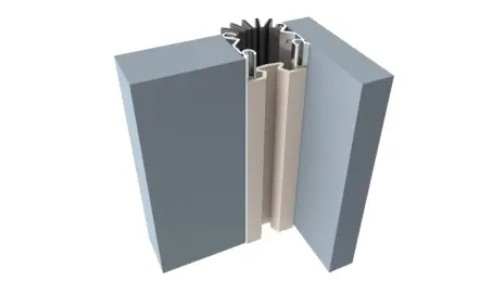 expantion-joints-solutions-i720-from-ichem اليك صوره توضح فاصل انشائي راسي  من ichem  يتم تركيبه لتغطية اجزاء الحائط ومصمم خصيصا للسماح بالحركة الطبيعية مثل الانكماش والتمدد