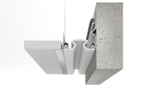 i370-expansion-joints-corner اليك صوره توضح افضل فاصل انشائي لتغطية الفواصل الانشائية للاسقف من صنع شركة ichem for expansion joints